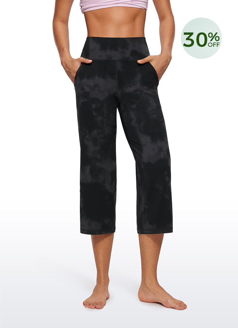 Butterluxe High Waist Wide Leg Pants with Pockets 23''