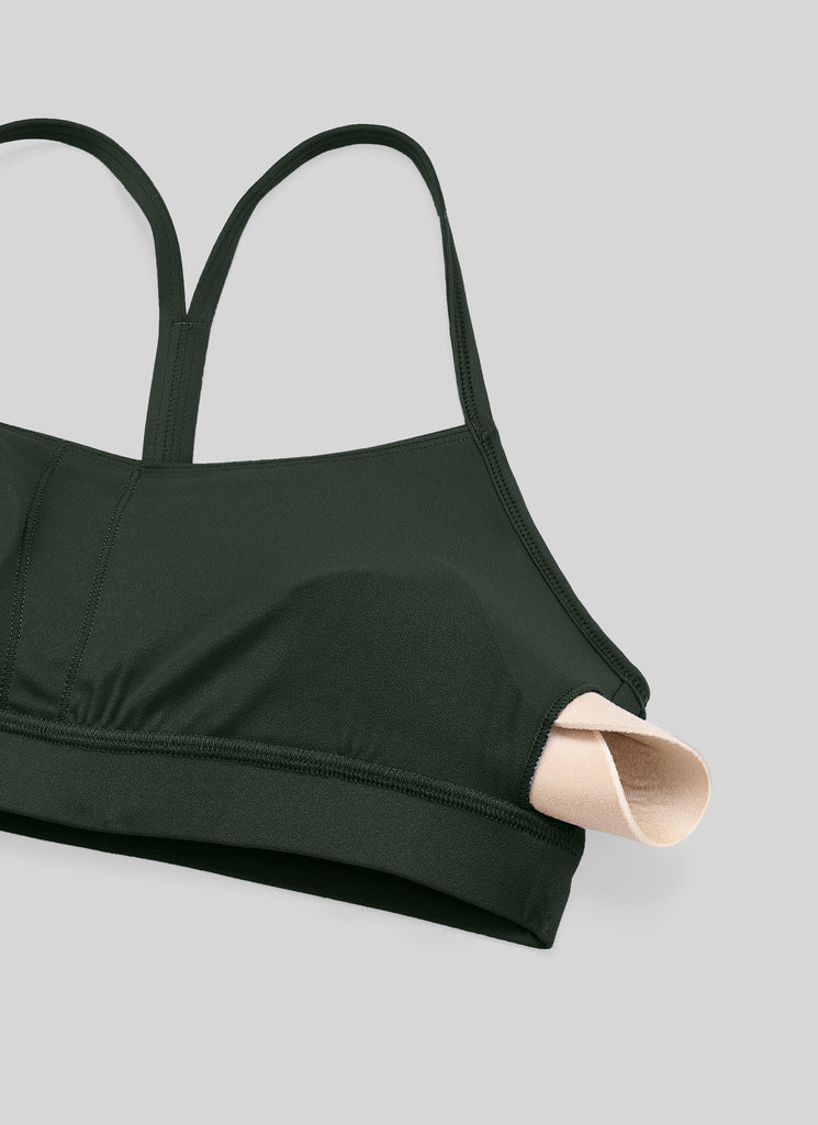 CRZ YOGA Women's Yoga Light Support Butterluxe Sports Bra Y back Red Merlot