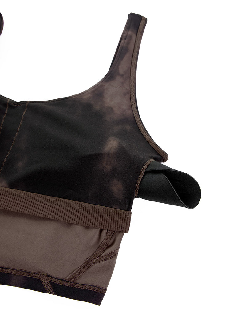 CRZ YOGA Women's Yoga Low support Butterluxe Longline Bra U-back Tornado