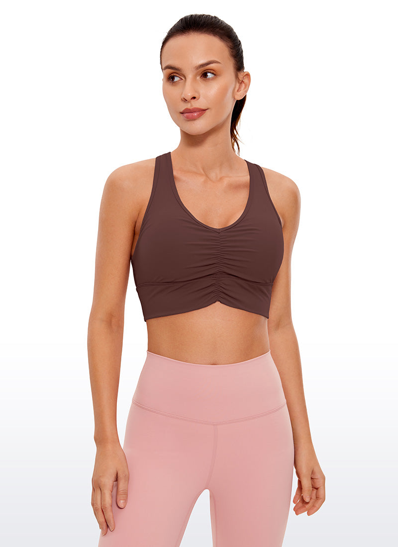 Ulti-Dry Ruched V-Neck Bra