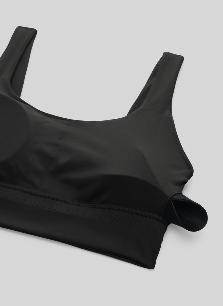 CRZ YOGA Women's Yoga Low Support Butterluxe Sport Bra U Back Longline True Navy