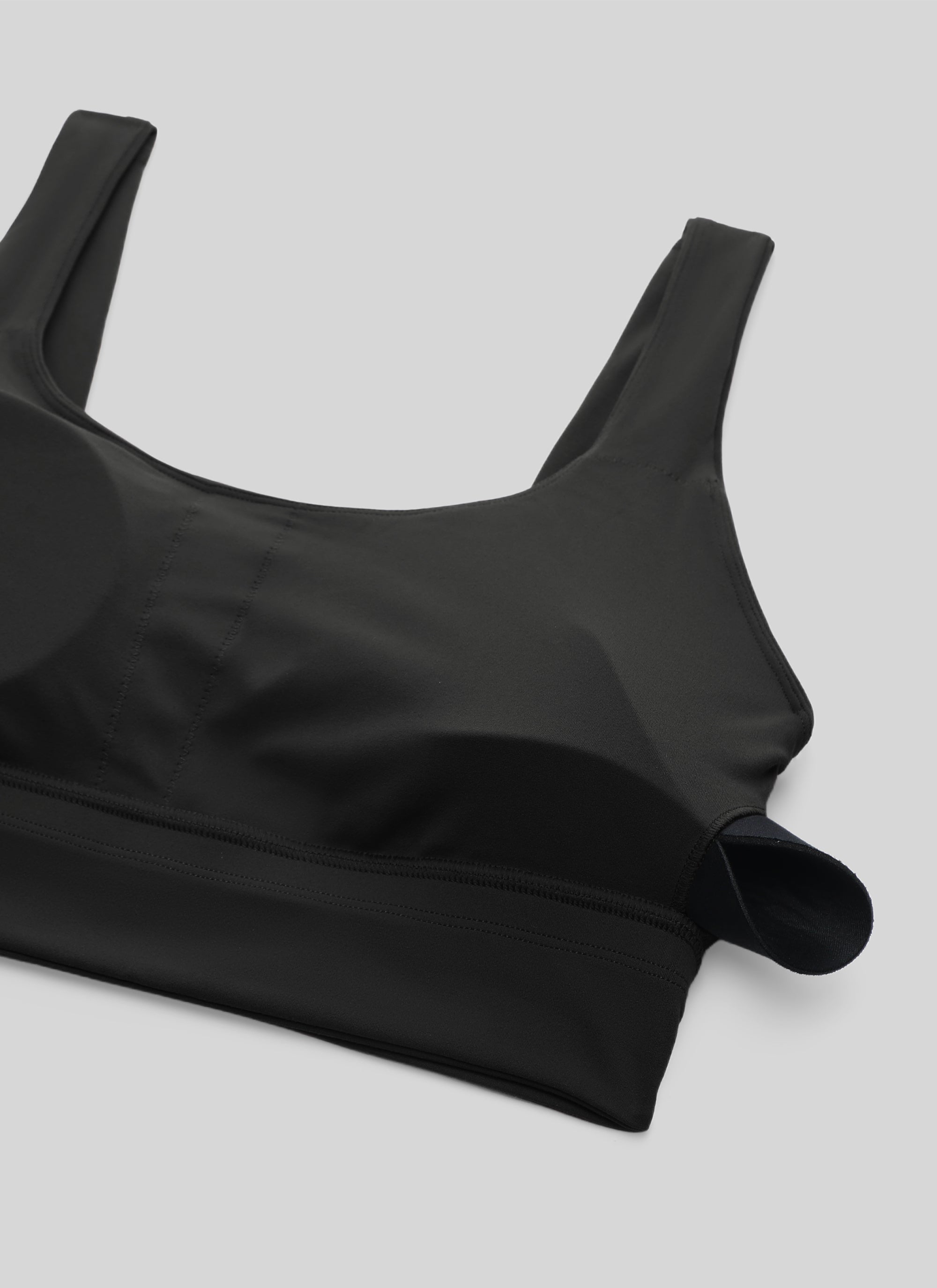 CRZ YOGA Women's Yoga Low Support Butterluxe Sport Bra U Back Longline Black @model_info:NEW