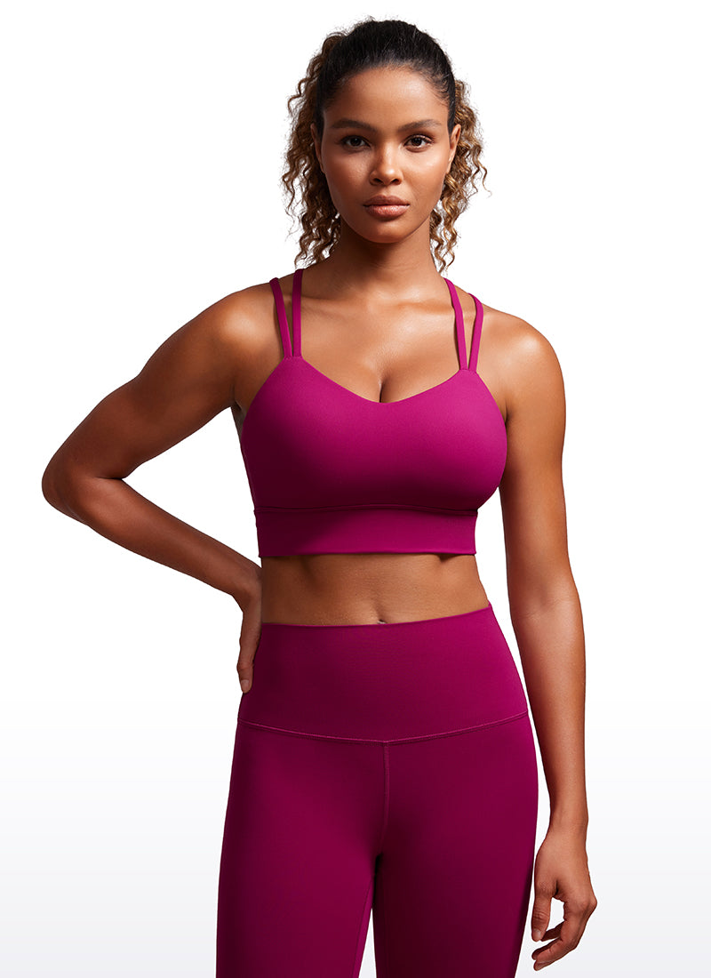 Butterluxe Molded cups Criss Cross Sports Bra