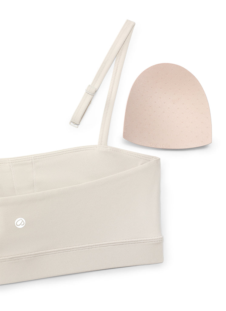 CRZ YOGA Womens Butterluxe  Adjustable Spaghetti Thin Strap Sports Bra Melanite