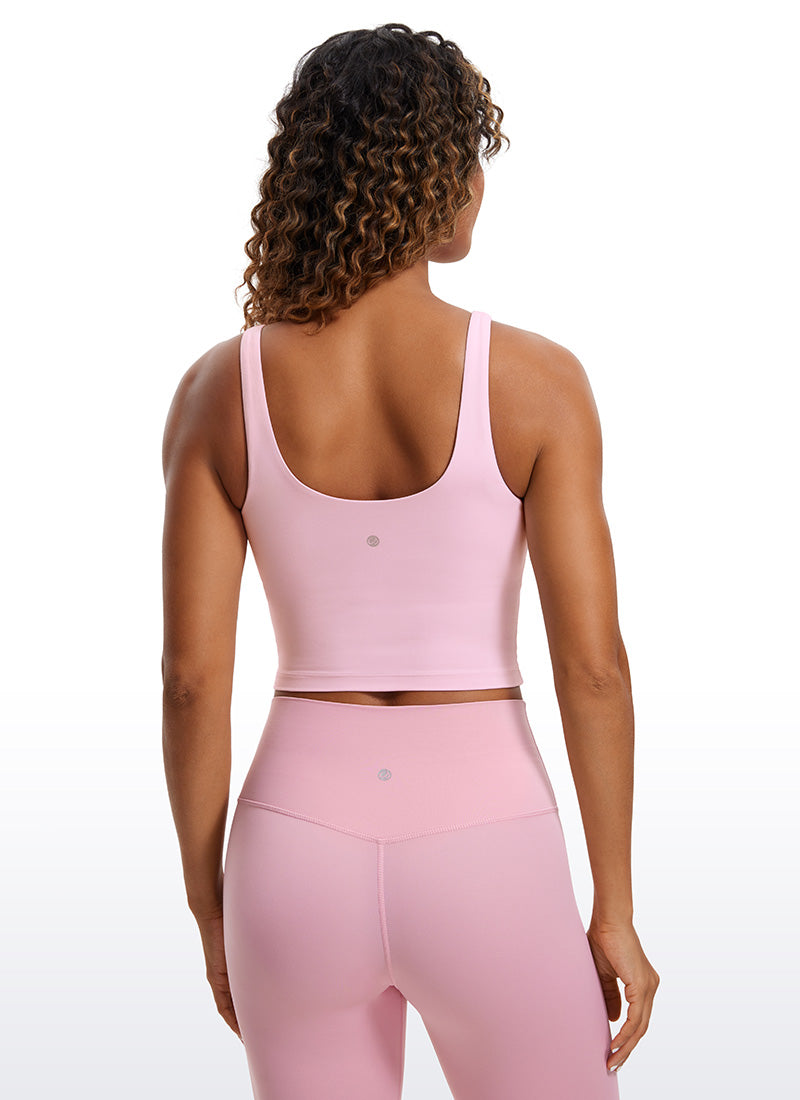 Butterluxe U Back Longline Built-in Bra Tanks