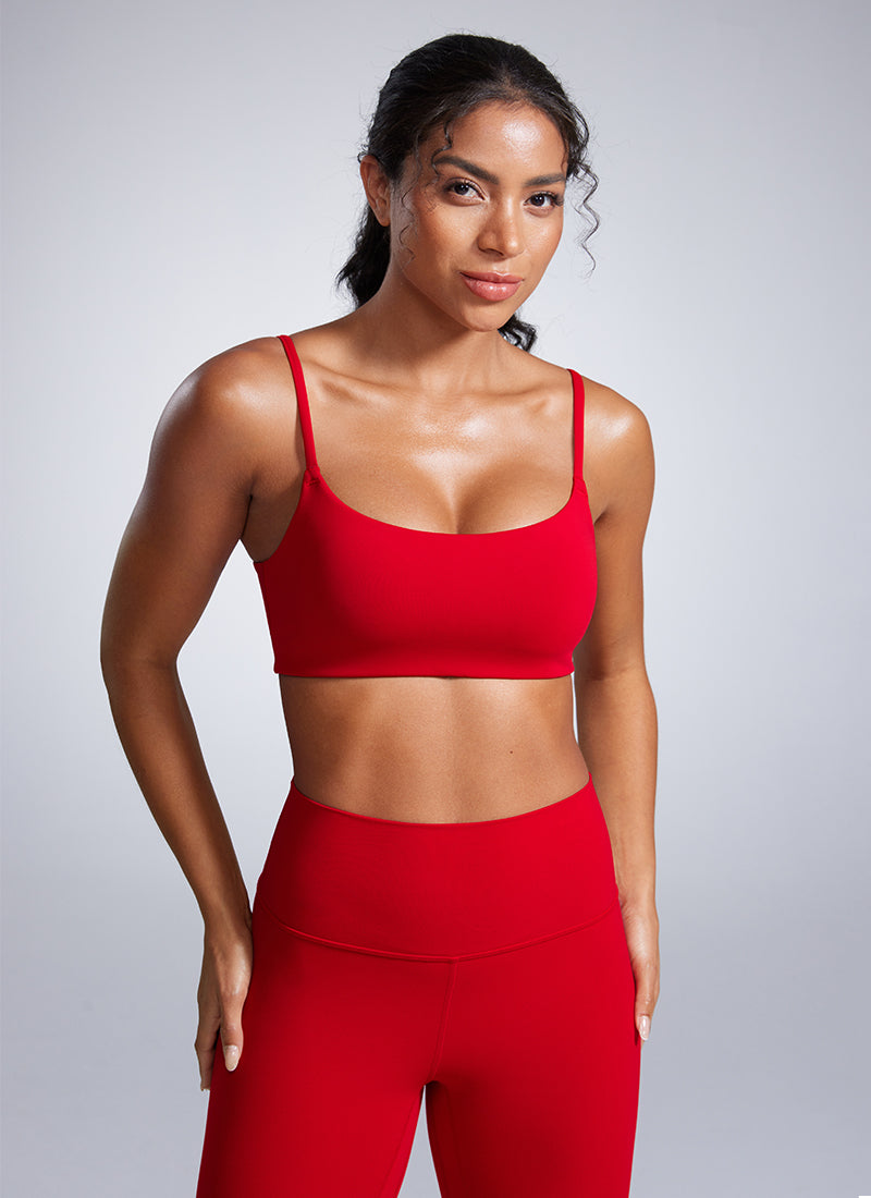 Butterbreeze Scoop Neck Spaghetti Strap Bras