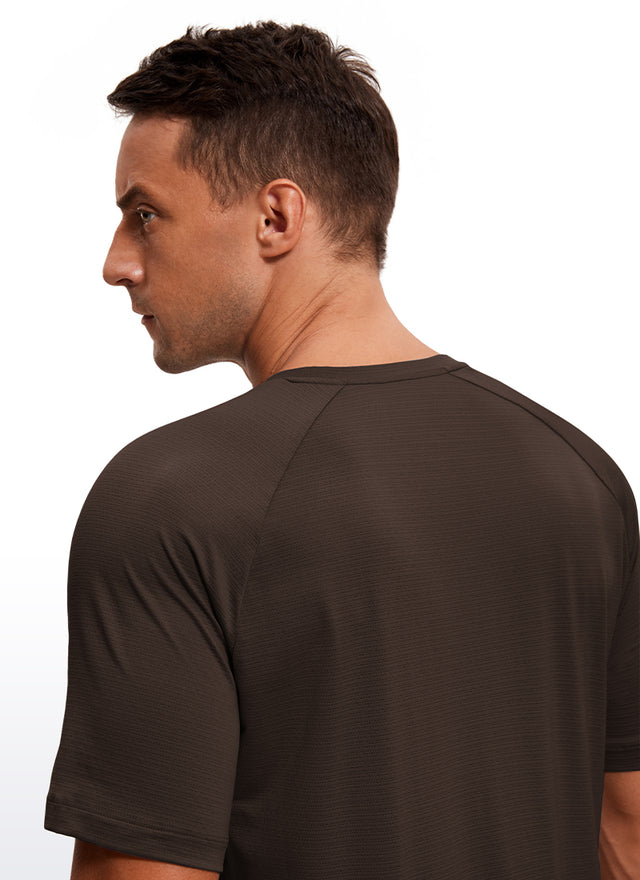 Lightweight Quick Dry Short Sleeves Crew Neck