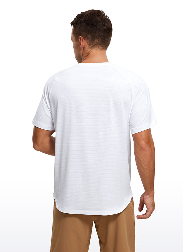 Lightweight Quick Dry Short Sleeves Crew Neck