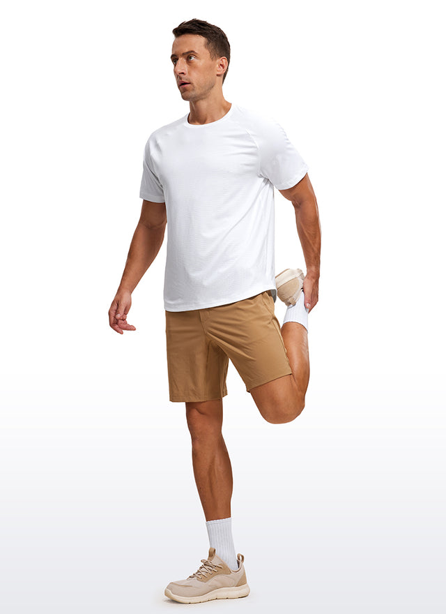 Lightweight Quick Dry Short Sleeves Crew Neck