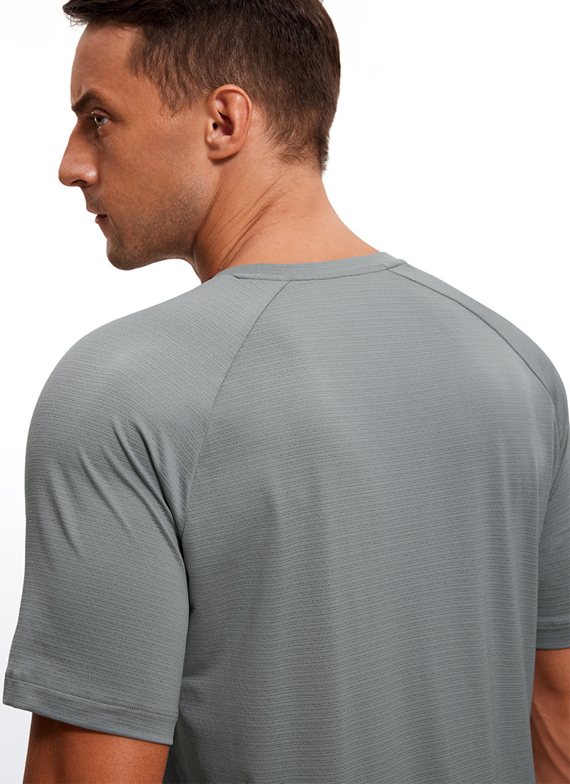 Lightweight Quick Dry Short Sleeves Crew Neck