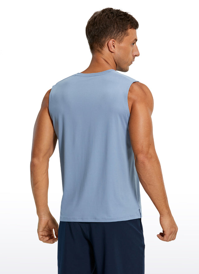 Stretch Quick Dry Tank Tops Crewneck