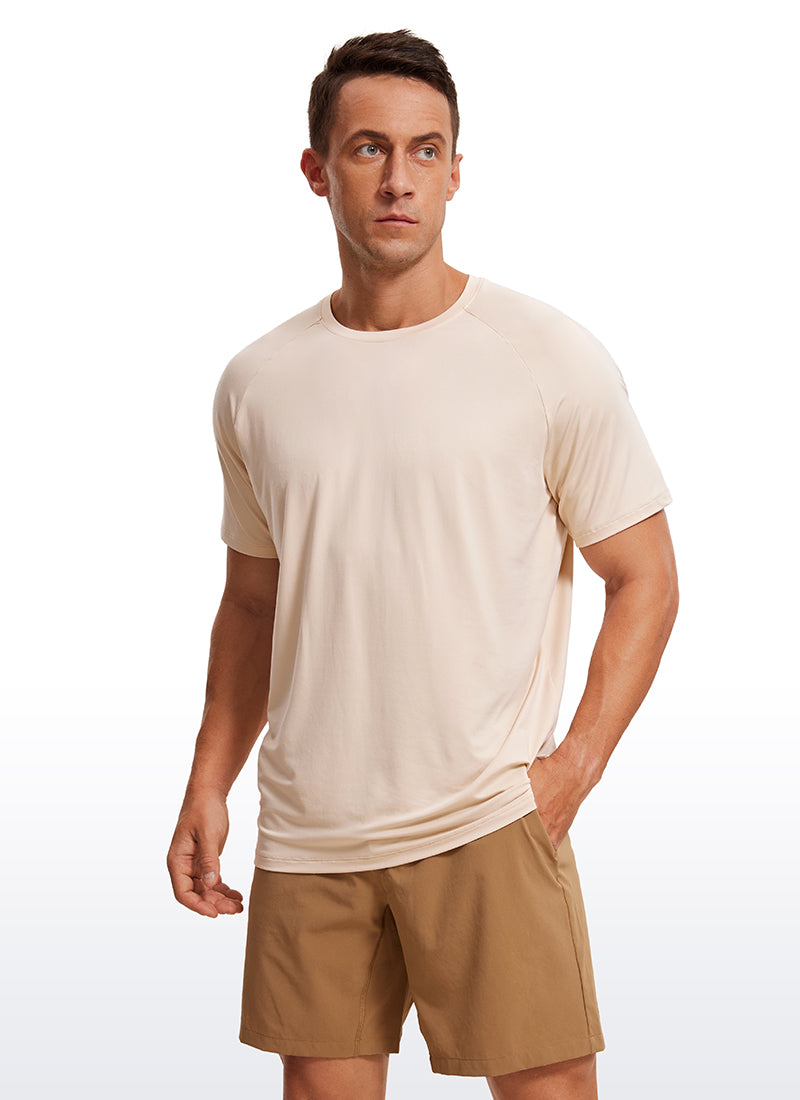 Workout Short Sleeve Round Neck