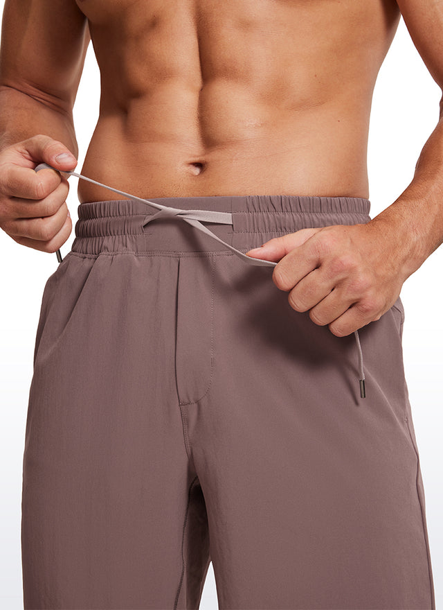 CRZ YOGA Men's Train Relaxed Fit Feathery-Fit Linerless Shorts 9'' Mauve