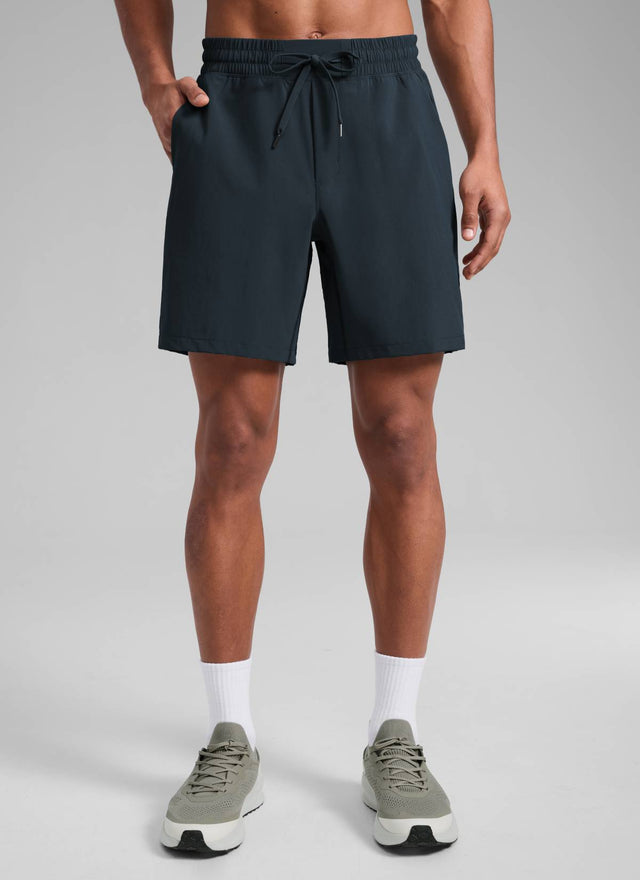CRZ YOGA Men's Train Classic Fit Feathery-Fit Linerless Shorts 7'' True Navy