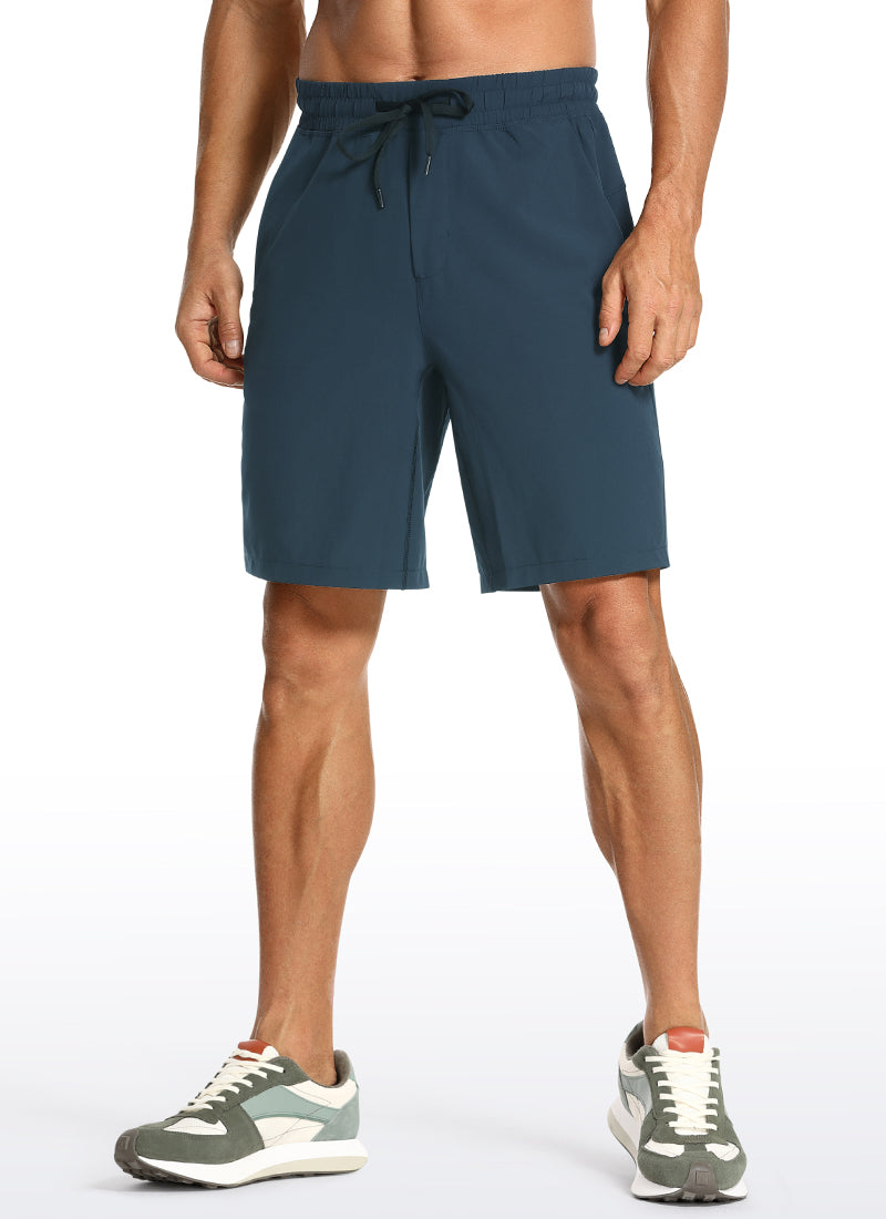 CRZ YOGA Men's Train Classic Fit Feathery-Fit Linerless Shorts 7'' Stelindigo