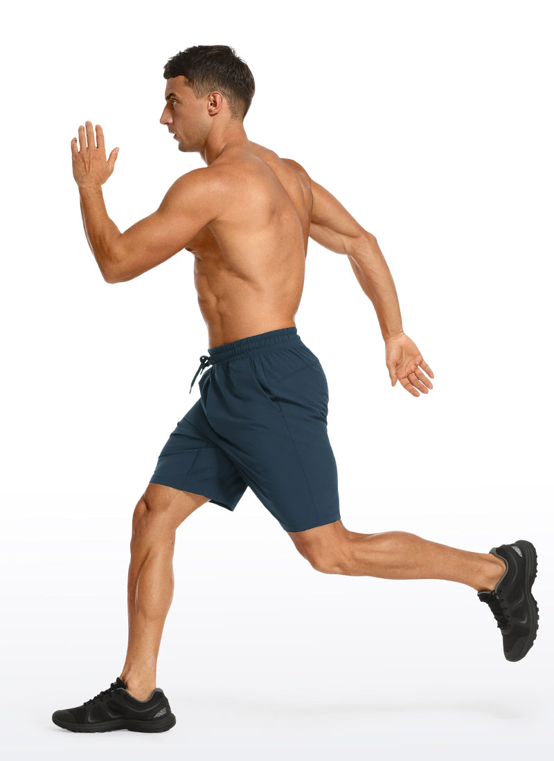 CRZ YOGA Men's Train Classic Fit Feathery-Fit Linerless Shorts 7'' Stelindigo @model_info:A