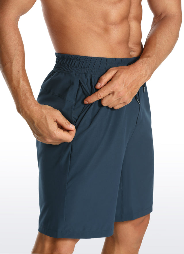 CRZ YOGA Men's Train Classic Fit Feathery-Fit Linerless Shorts 7'' Stelindigo @model_info:A
