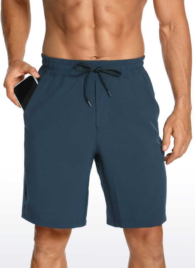 CRZ YOGA Men's Train Classic Fit Feathery-Fit Linerless Shorts 7'' Stelindigo @model_info:A