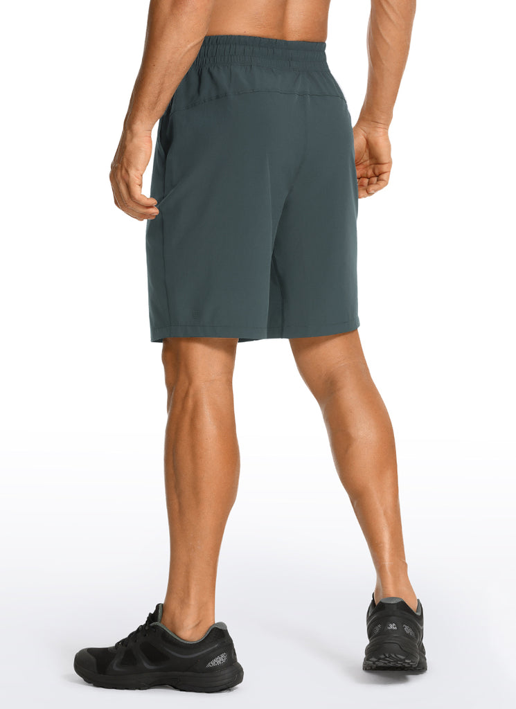 CRZ YOGA Men's Train Classic Fit Feathery-Fit Linerless Shorts 7'' Stelindigo