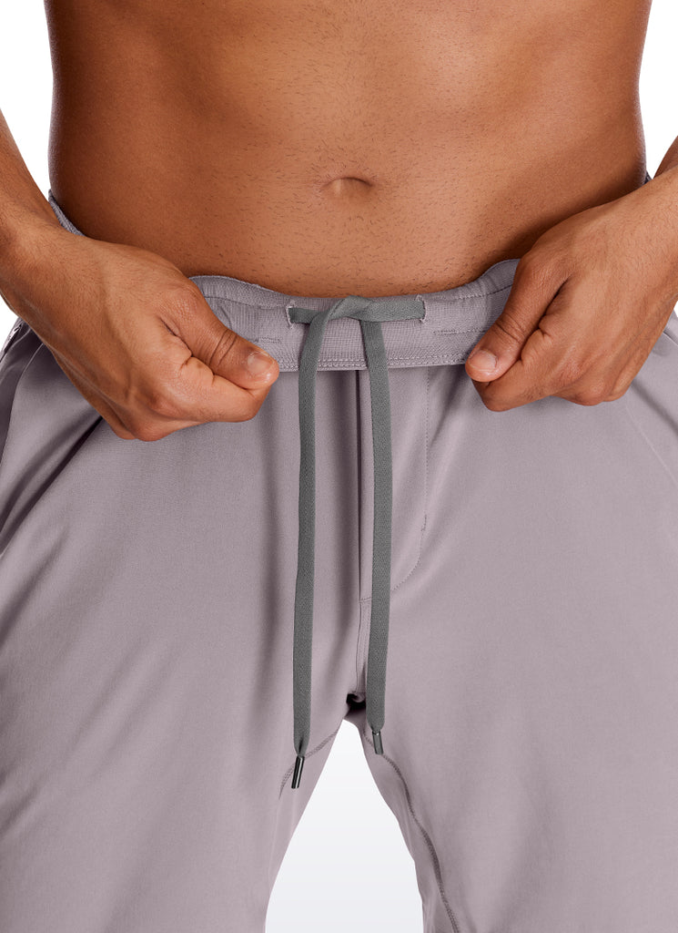 CRZ YOGA Men's Train Run Classic Fit Feathery-Fit Lined Shorts 7'' Lunar Rock