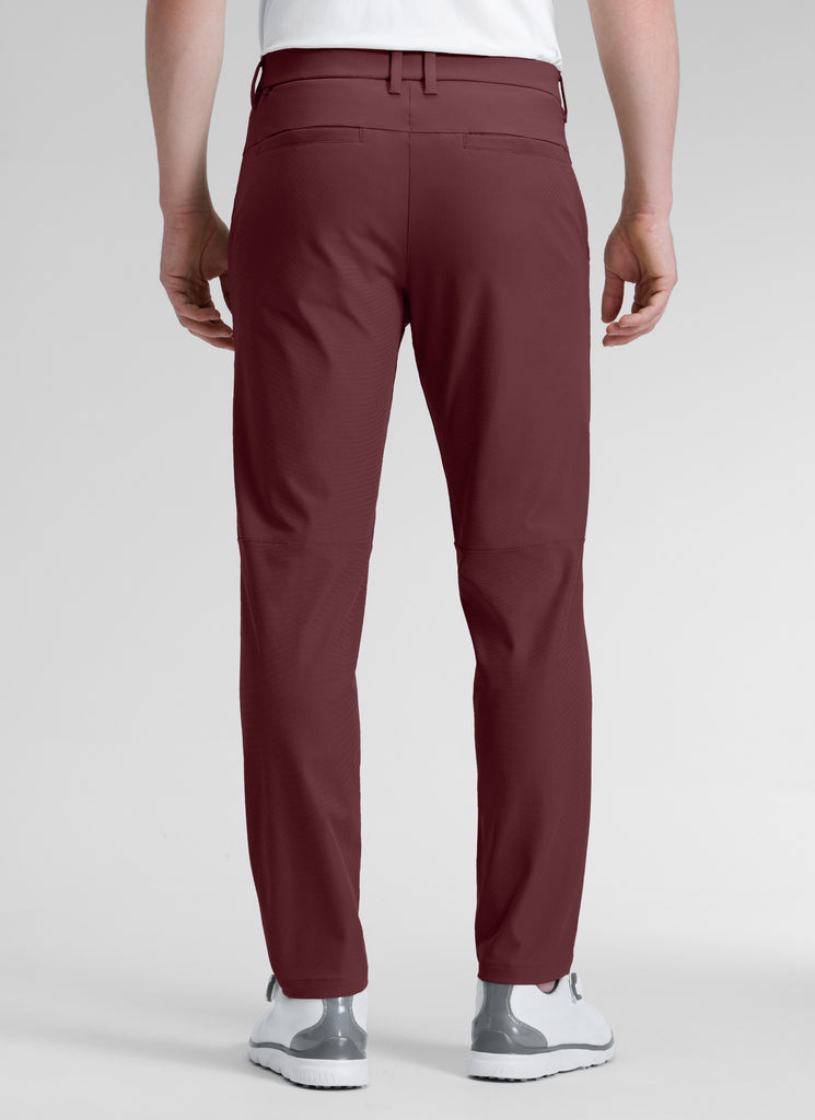 CRZ YOGA Mens Work Classic Fit All-Day Comfort Golf Pants Pockets 30'' Light Army Green