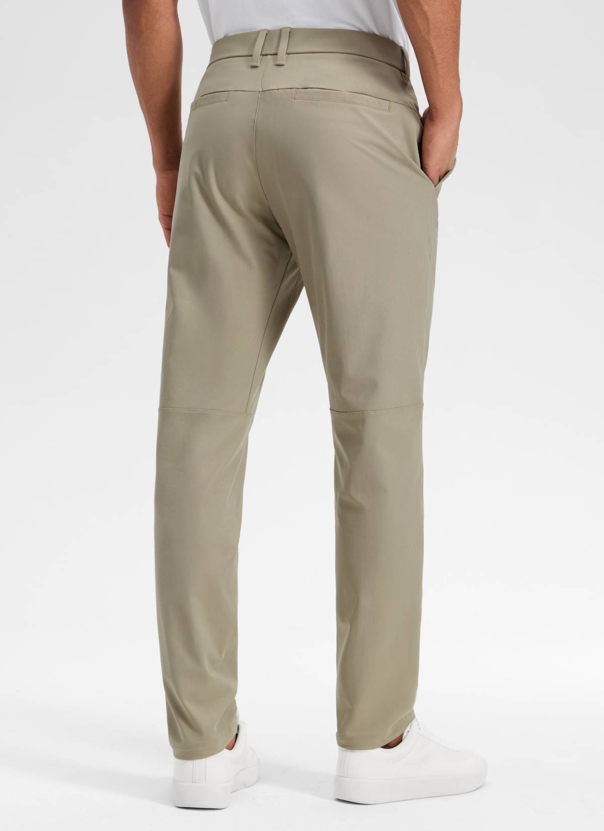 CRZ YOGA Mens Work Classic Fit All-Day Comfort Golf Pants Pockets 32'' Oak @model_info:Rafeal