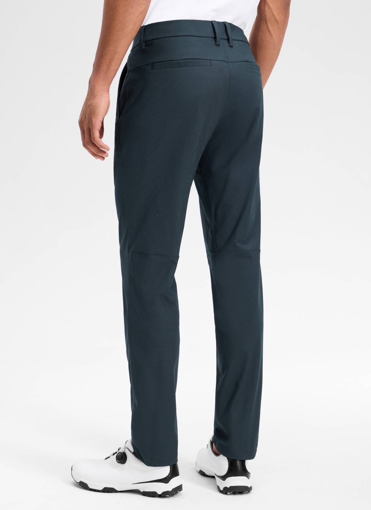 CRZ YOGA Mens Work Classic Fit All-Day Comfort Golf Pants Pockets 32'' True Navy @model_info:Rafeal