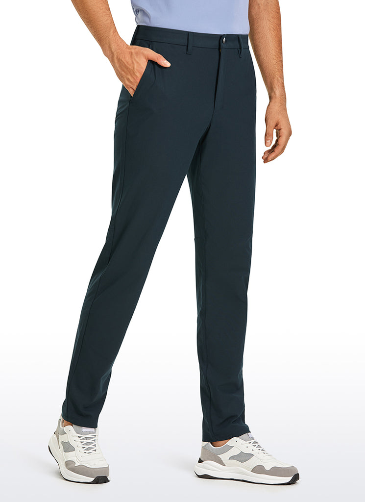 CRZ YOGA Man's All-Day Comfy Quick Dry Pocket Golf Pant 36” Gull Gray