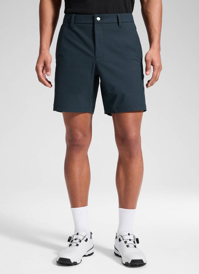 CRZ YOGA Men's Work Classic Fit All-Day Comfort Golf Shorts Pocket 7'' True Navy