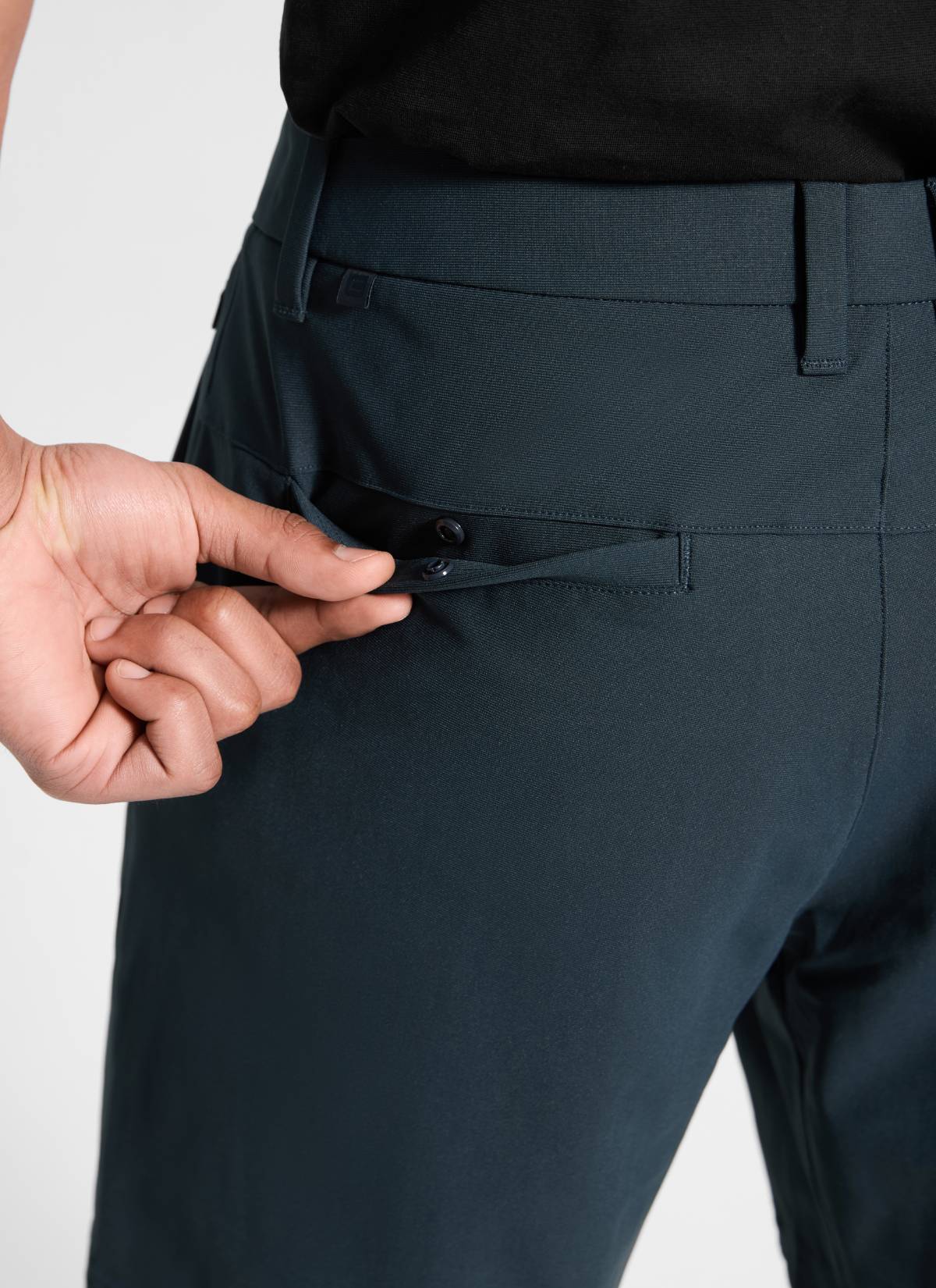 CRZ YOGA Men's Work Classic Fit All-Day Comfort Golf Shorts Pocket 7'' True Navy