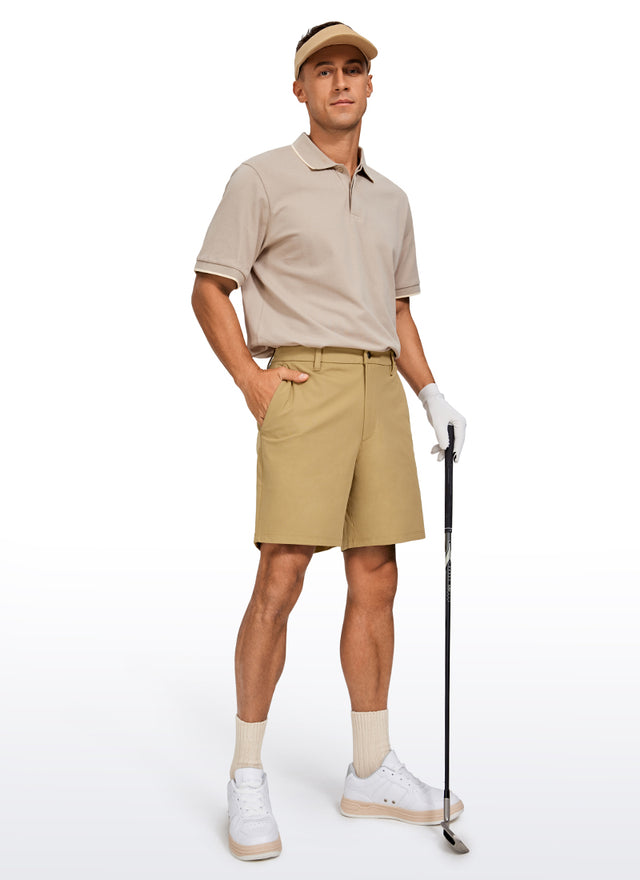 All-Day Comfy Golf Shorts with Pockets 7''