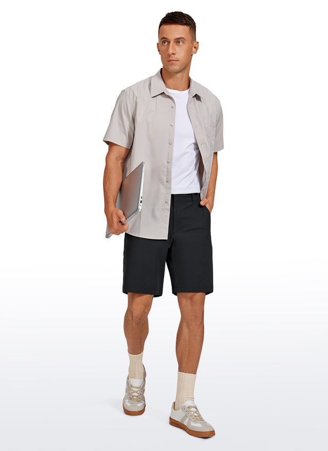 All-Day Comfy Golf Shorts with Pockets 9''