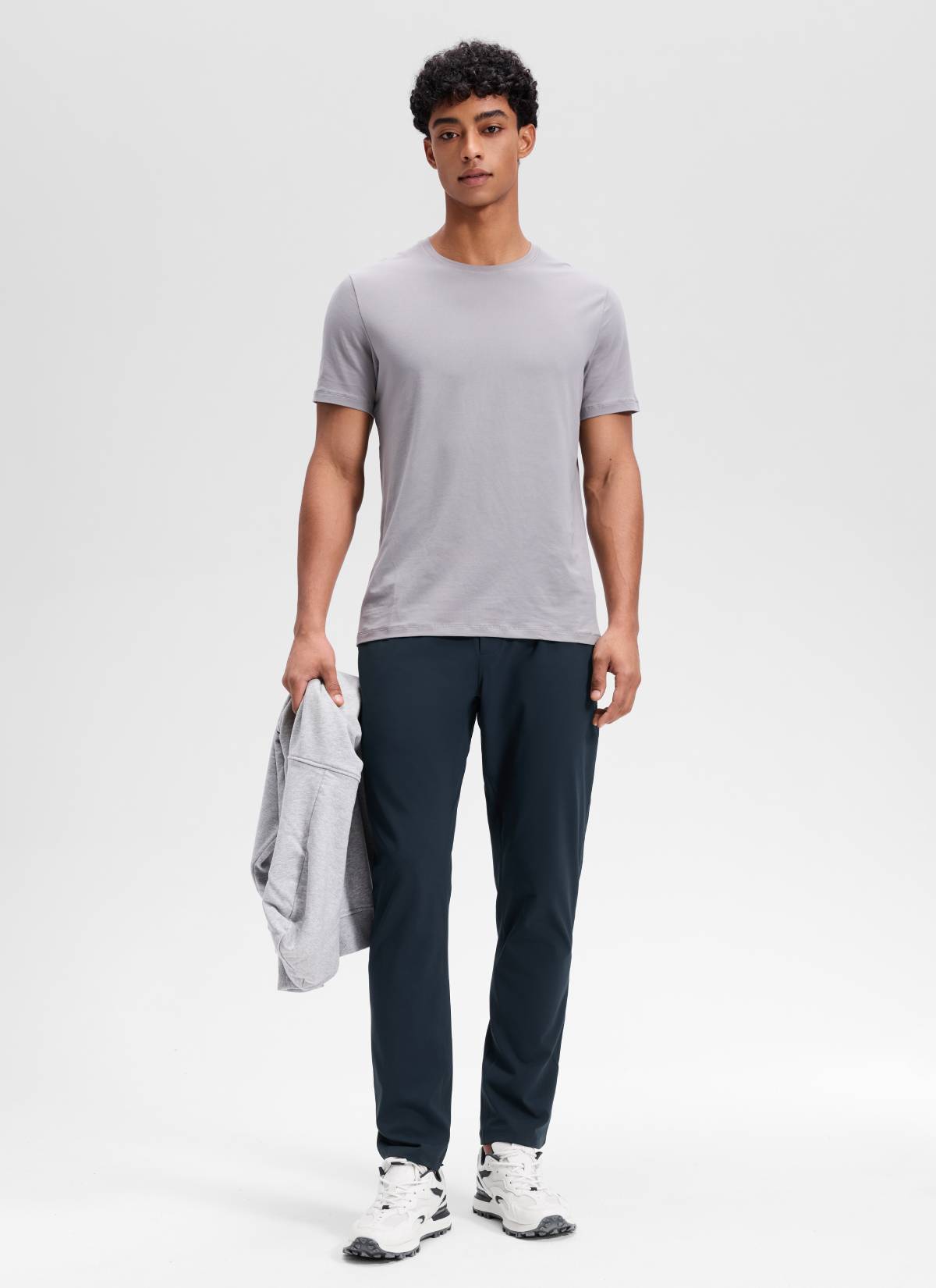 CRZ YOGA Men's Train Relaxed Fit On the Travel Pants 30'' True Navy