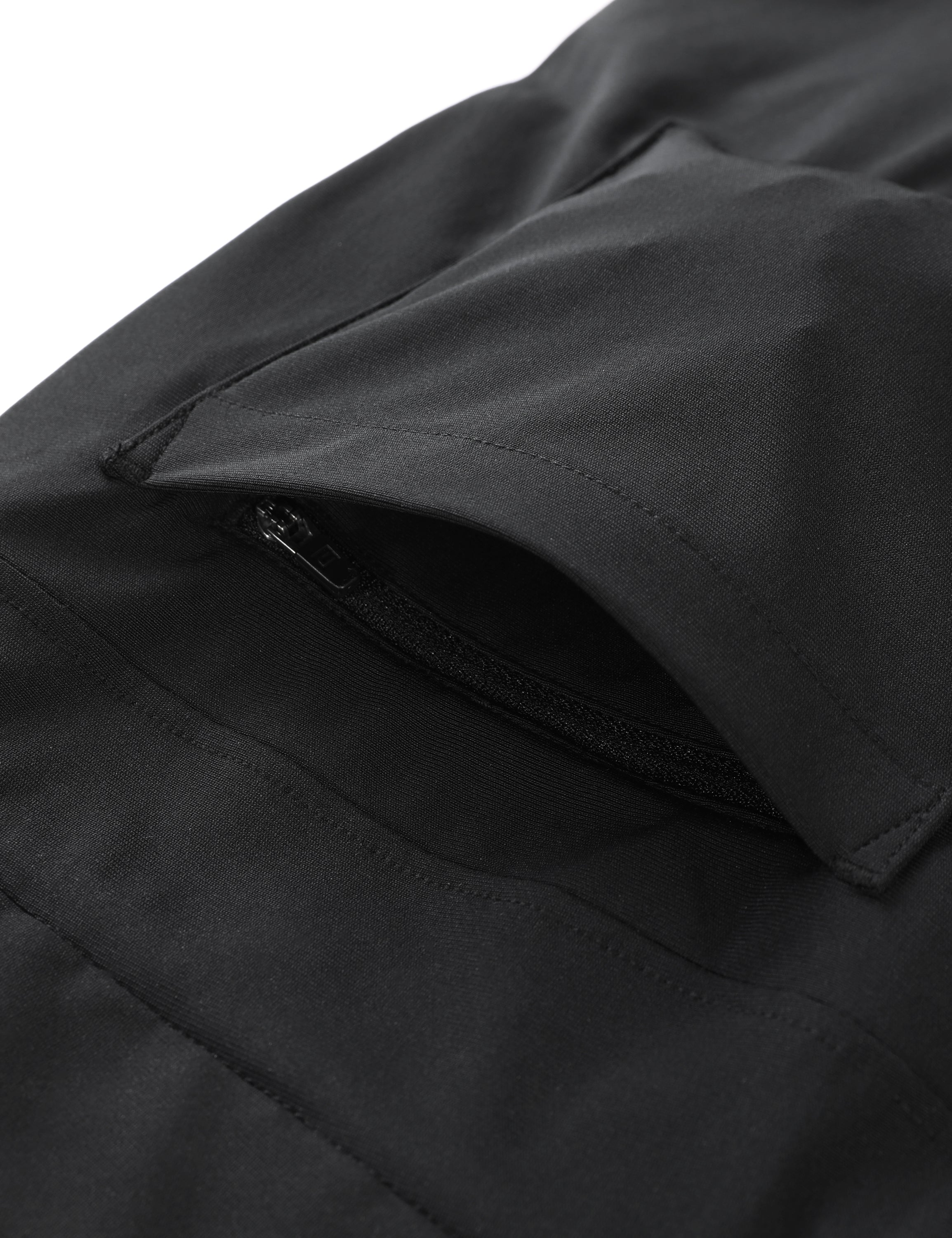 CRZ YOGA Mens Work Slim Fit All-Day Comfort Golf Pants 5 Pockets 32'' Black @model_info:M