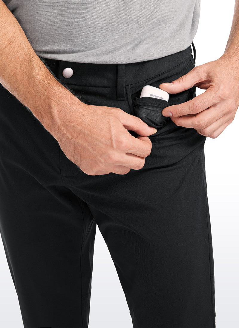 All-day Comfy Slim-Fit Golf Pants 34'' - 5-pockets