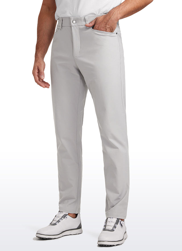 All-day Comfy Slim-Fit Golf Pants 34'' - 5-pockets