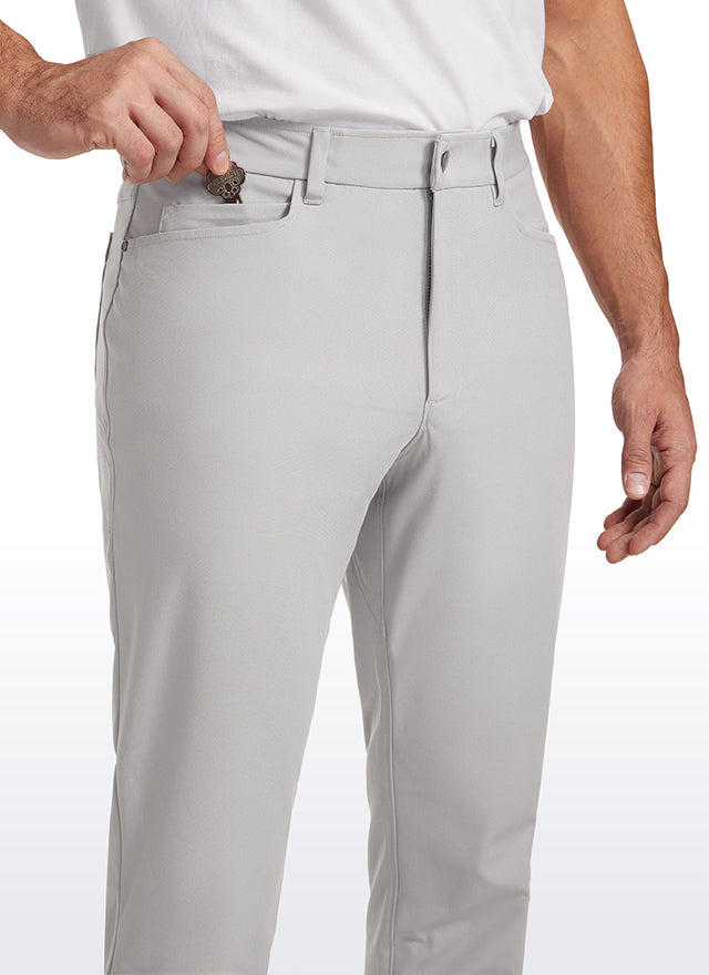 All-day Comfy Slim-Fit Golf Pants 34'' - 5-pockets