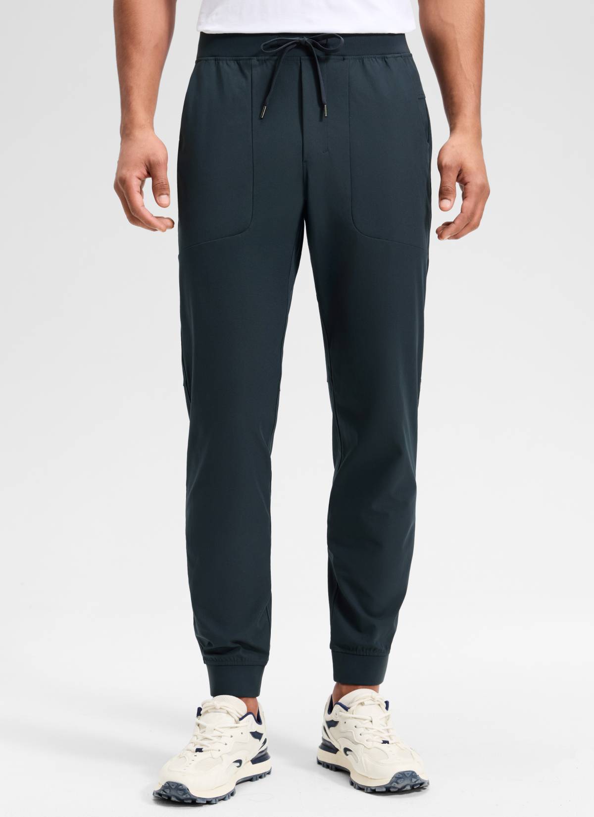 CRZ YOGA Mens Work Slim Fit All-Day Comfort Golf Joggers 30'' True Navy