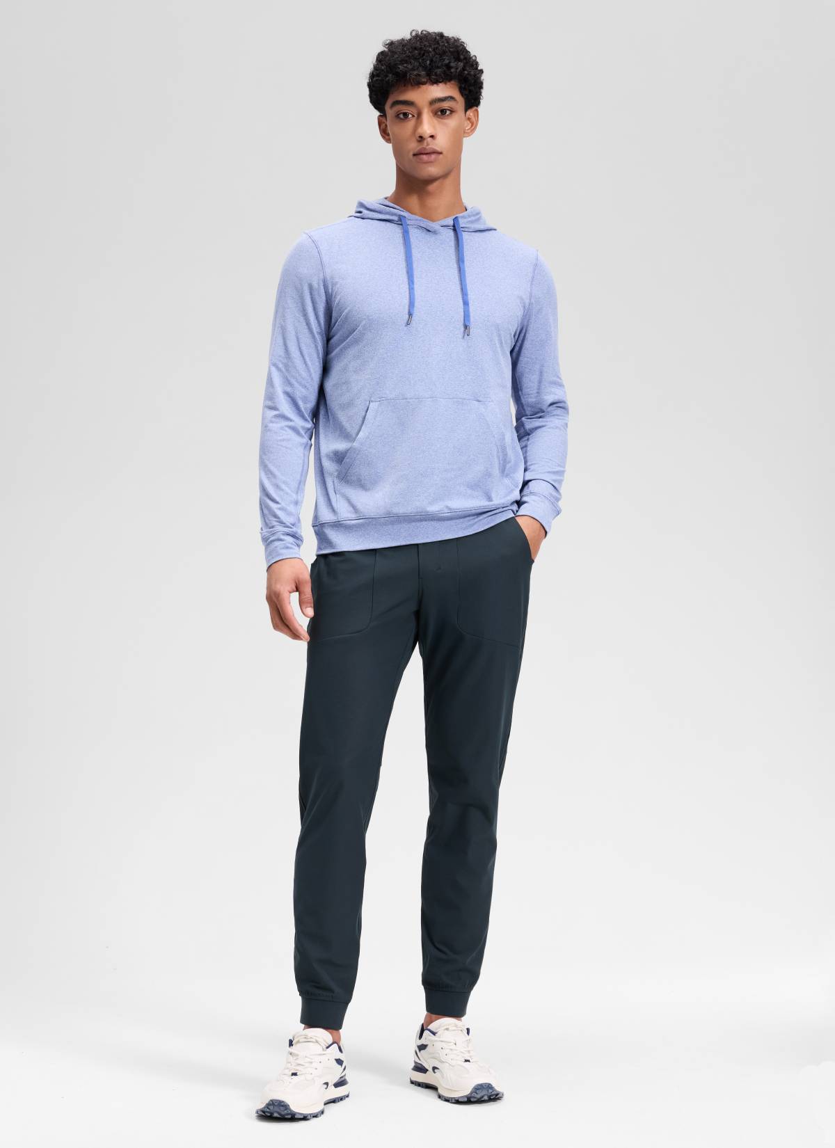 CRZ YOGA Mens Work Slim Fit All-Day Comfort Golf Joggers 30'' True Navy