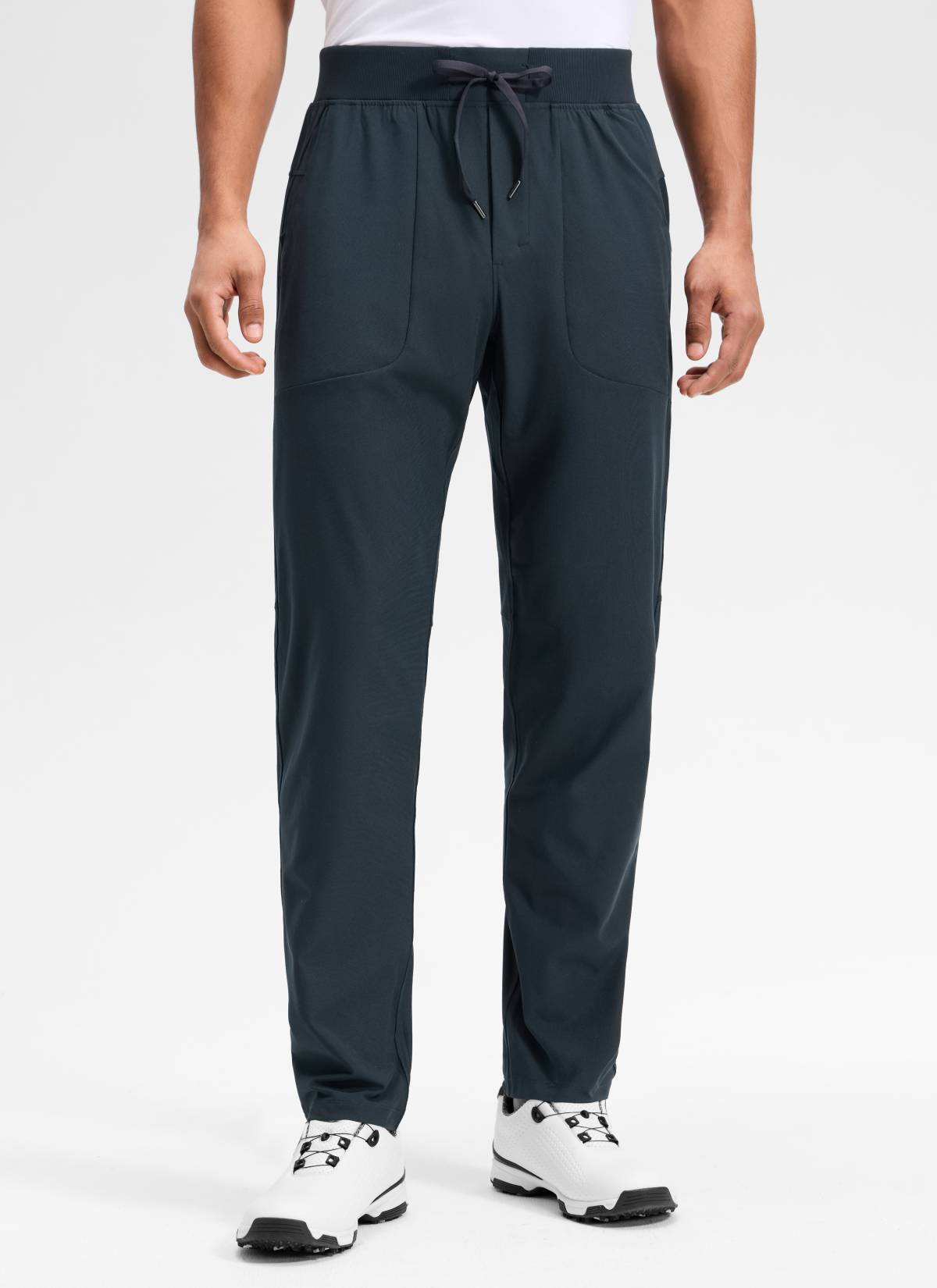 CRZ YOGA Men All Day Comfy Quick Dry with Pockets Golf Pants 31'' True Navy