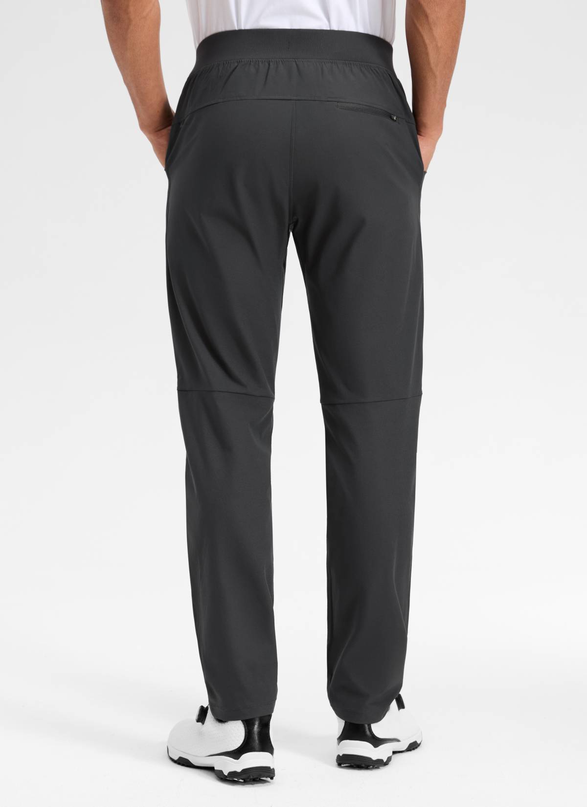 CRZ YOGA Men All Day Comfy Quick Dry with Pockets Golf Pants 31'' Ink Gray
