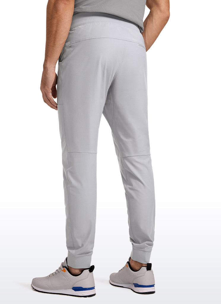 CRZ YOGA Man's  All-Day Comfy Golf Pocket Slim Fit Pant 28" Platinum Grey