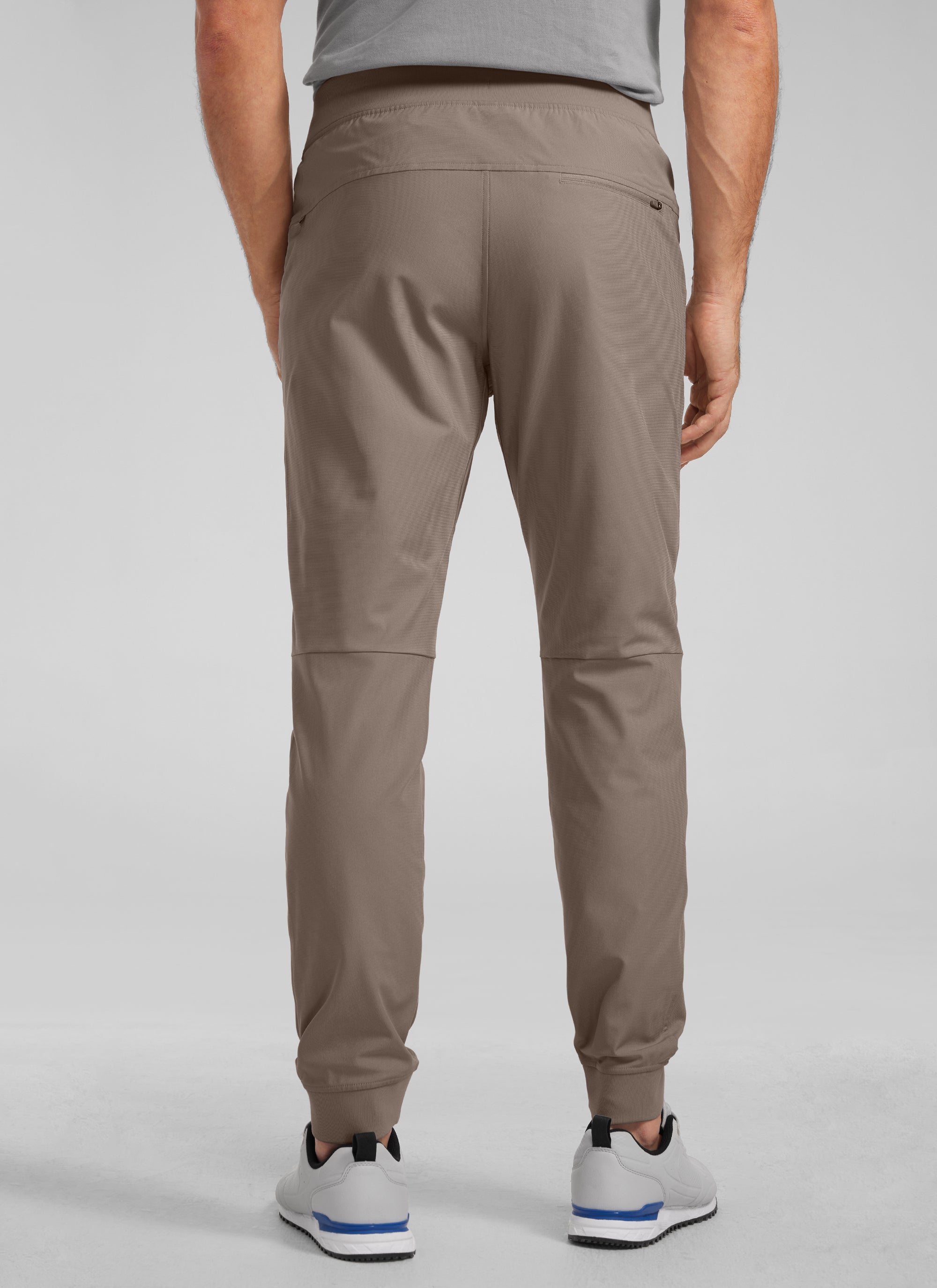 CRZ YOGA Mens Work Slim Fit All-Day Comfort Golf Joggers 30'' Nomad Grey @model_info:IL