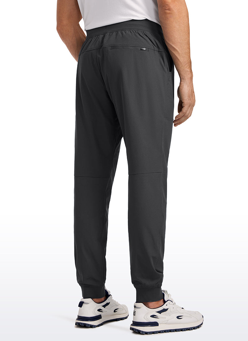 CRZ YOGA Mens Work Slim Fit All-Day Comfort Golf Joggers 30'' Ink Gray