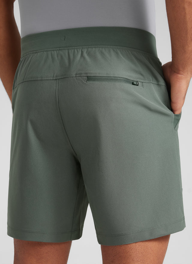 CRZYOGA Men All Day Comfy Golf Casual Shorts 7