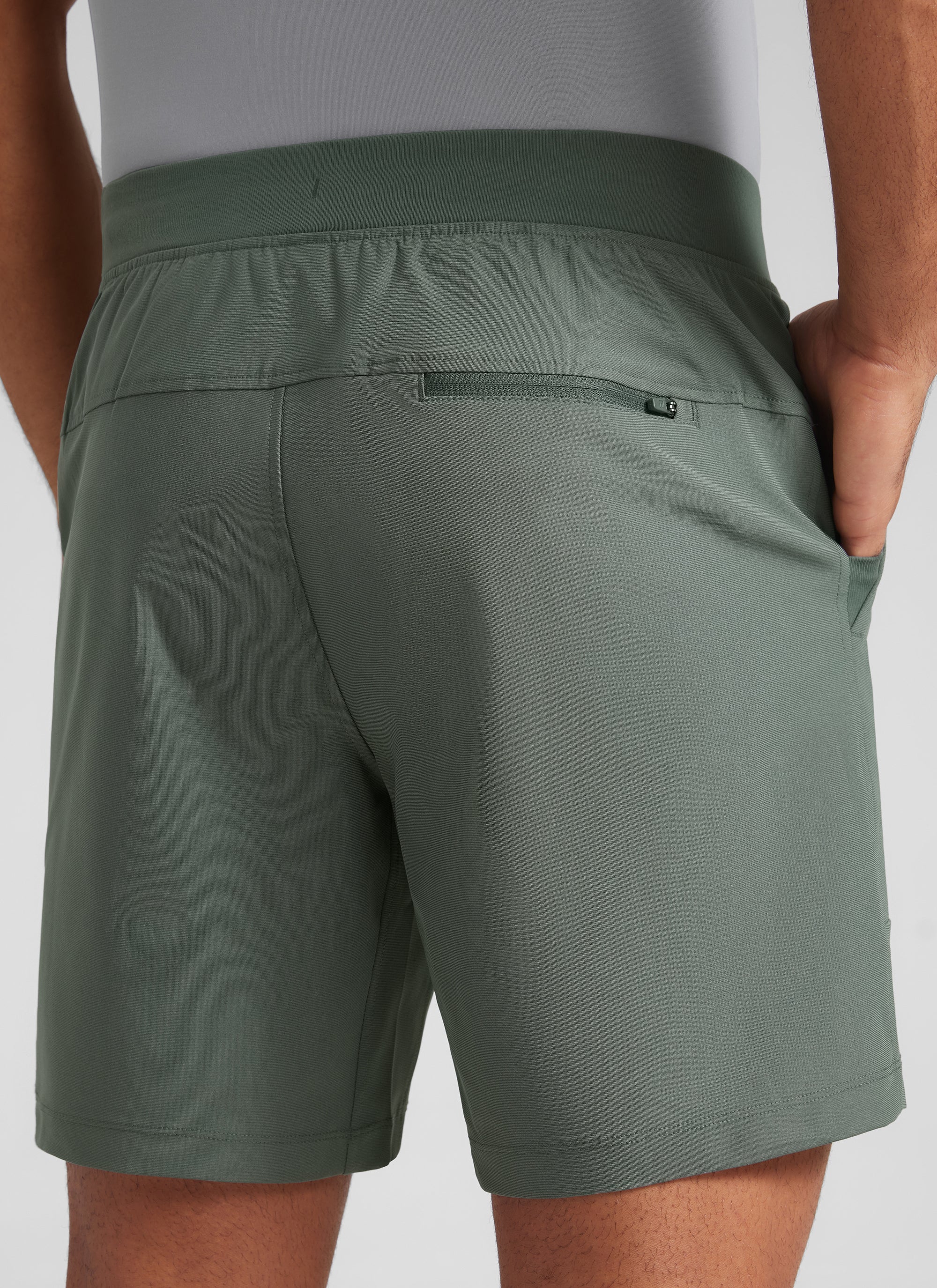 CRZYOGA Men All Day Comfy Golf Casual Shorts 7