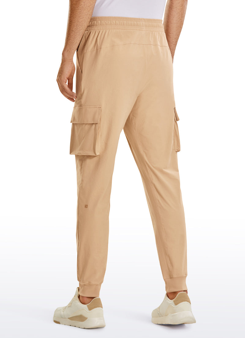 CRZ YOGA Men's Hiking Slim Fit Lightweight Cargo Joggers 30