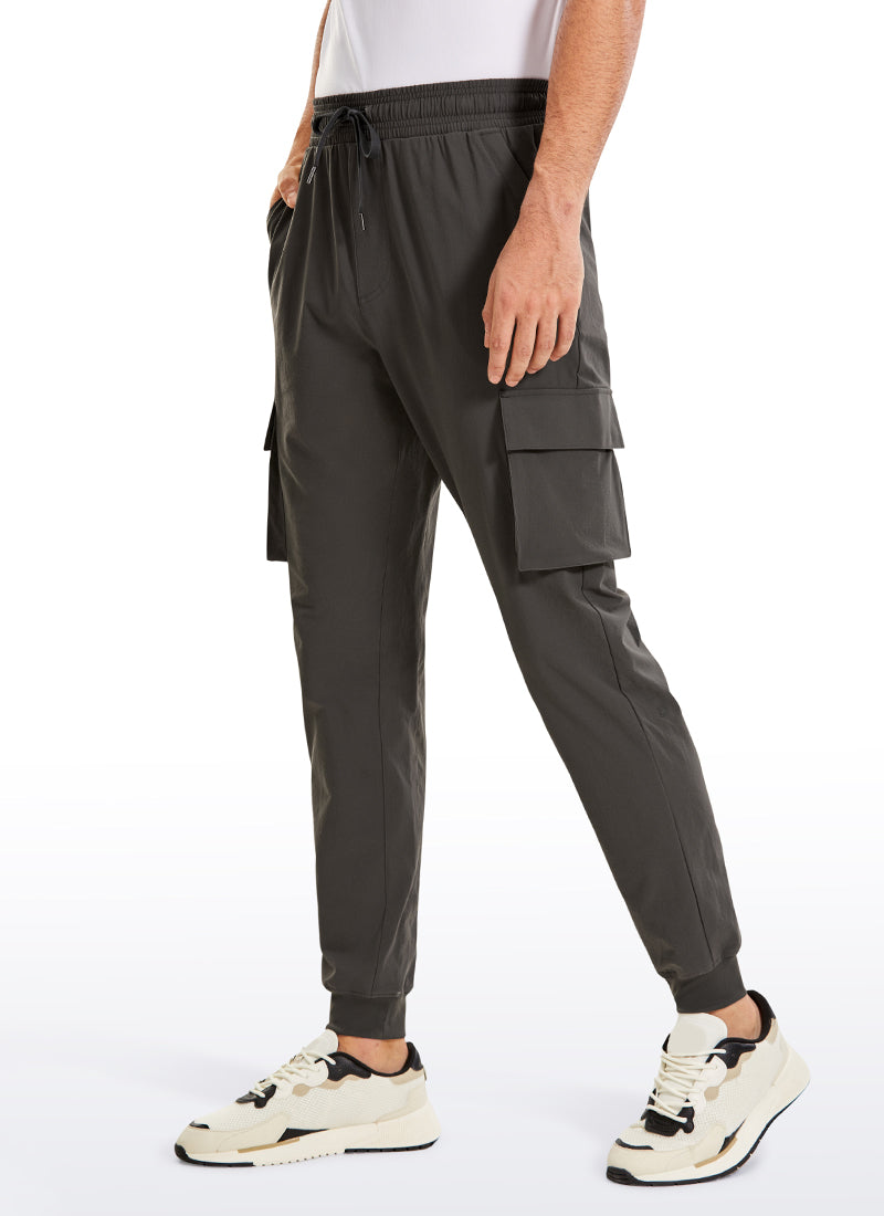 CRZ YOGA Men's Hiking Slim Fit Lightweight Cargo Joggers 30