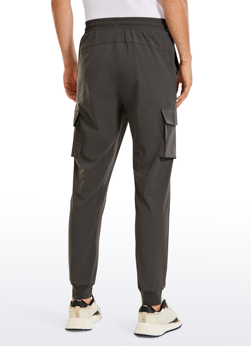 CRZ YOGA Men's Hiking Slim Fit Lightweight Cargo Joggers 30