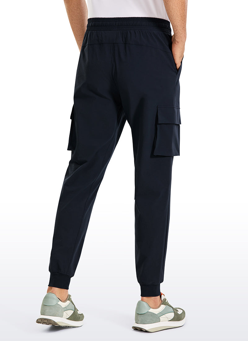 CRZ YOGA Men's Hiking Slim Fit Lightweight Cargo Joggers 30